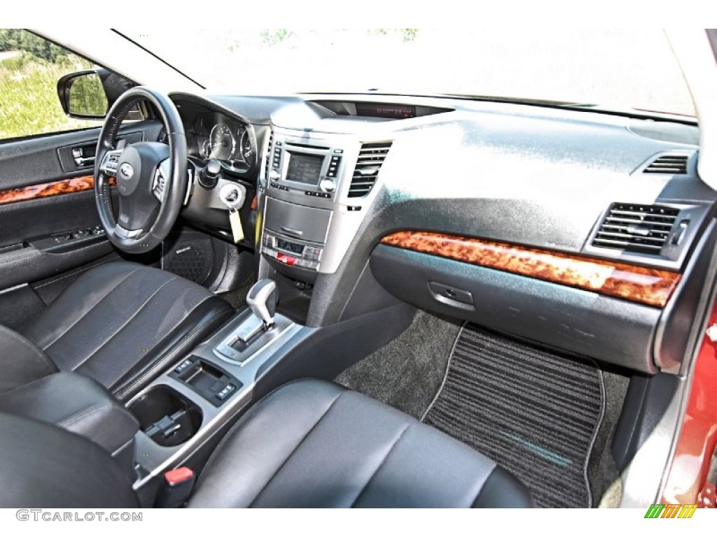 2012 Subaru Legacy 2.5i Limited Off Black Dashboard Photo #81555087