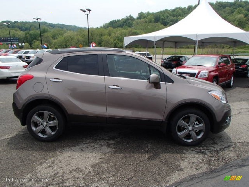 Cocoa Silver Metallic 2013 Buick Encore Convenience AWD Exterior Photo #81555515