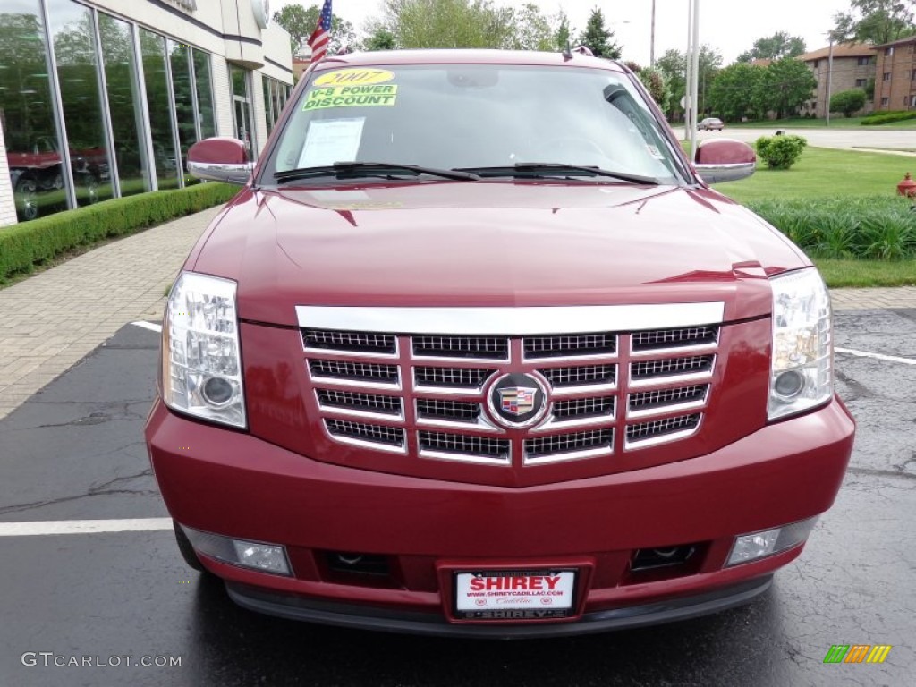 2007 Escalade EXT AWD - Red-E / Ebony/Ebony photo #2