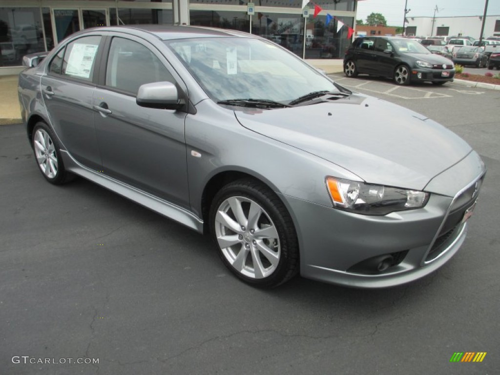 Mercury Gray Pearl 2013 Mitsubishi Lancer GT Exterior Photo #81555586