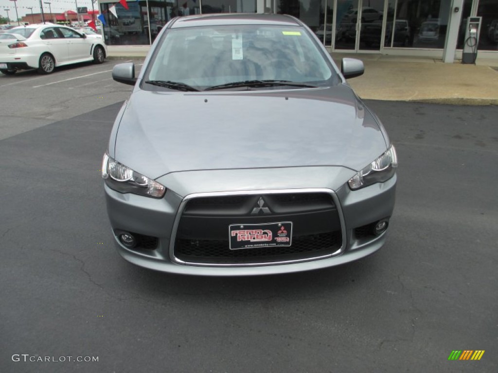 2013 Lancer GT - Mercury Gray Pearl / Black photo #2