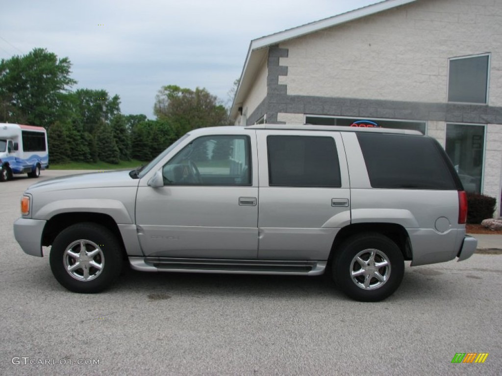 1999 Yukon Denali 4x4 - Silvermist Metallic / Stone Gray photo #8