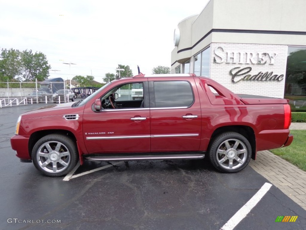 2007 Escalade EXT AWD - Red-E / Ebony/Ebony photo #7