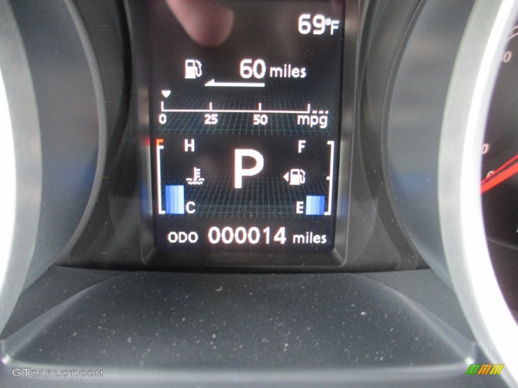 2013 Lancer GT - Mercury Gray Pearl / Black photo #11