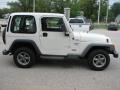 Stone White 2000 Jeep Wrangler Sport 4x4 Exterior