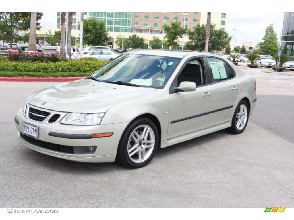 2007 9-3 2.0T Sport Sedan - Parchment Silver Metallic / Gray photo #2