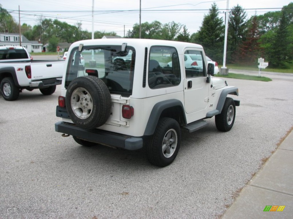 2000 Wrangler Sport 4x4 - Stone White / Agate photo #4