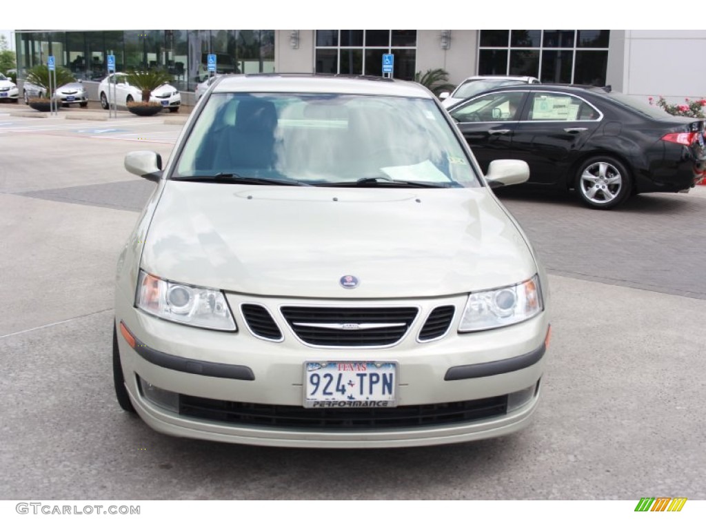 2007 9-3 2.0T Sport Sedan - Parchment Silver Metallic / Gray photo #3