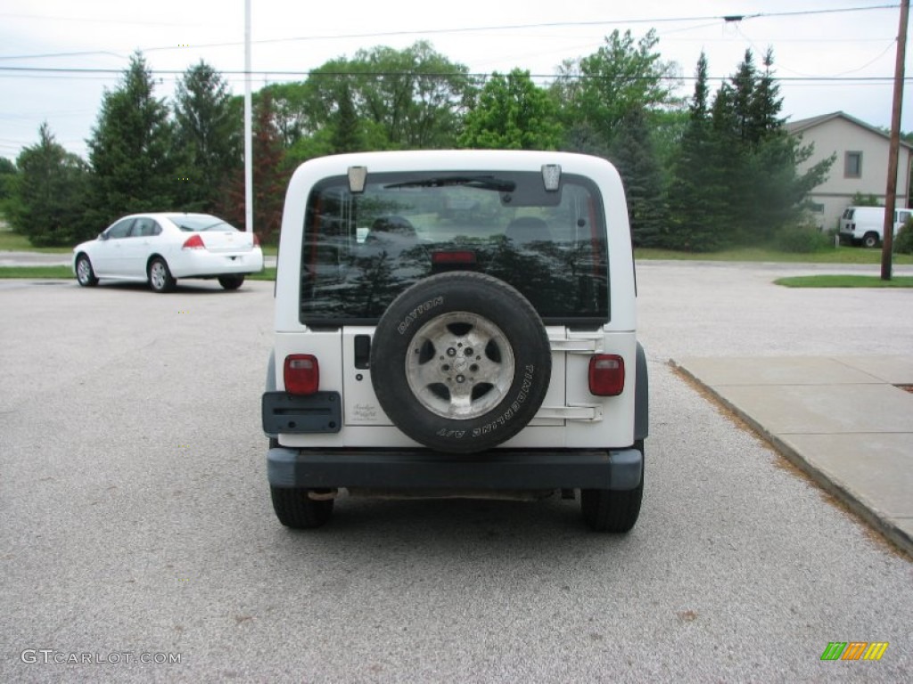 2000 Wrangler Sport 4x4 - Stone White / Agate photo #5