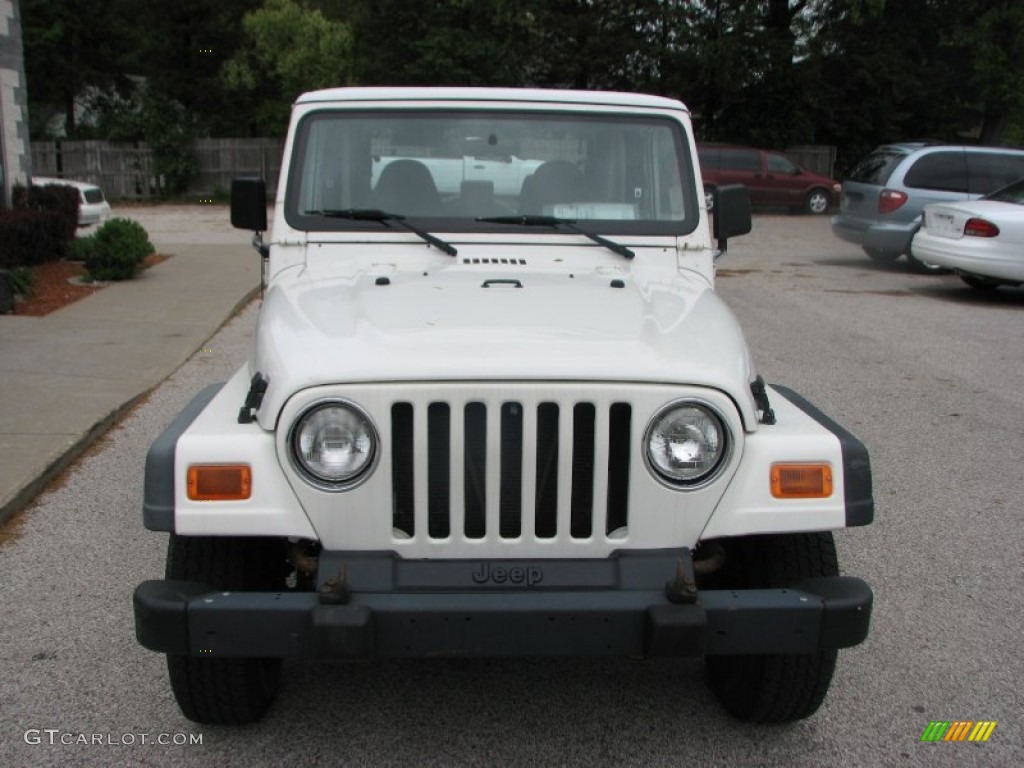 2000 Wrangler Sport 4x4 - Stone White / Agate photo #10