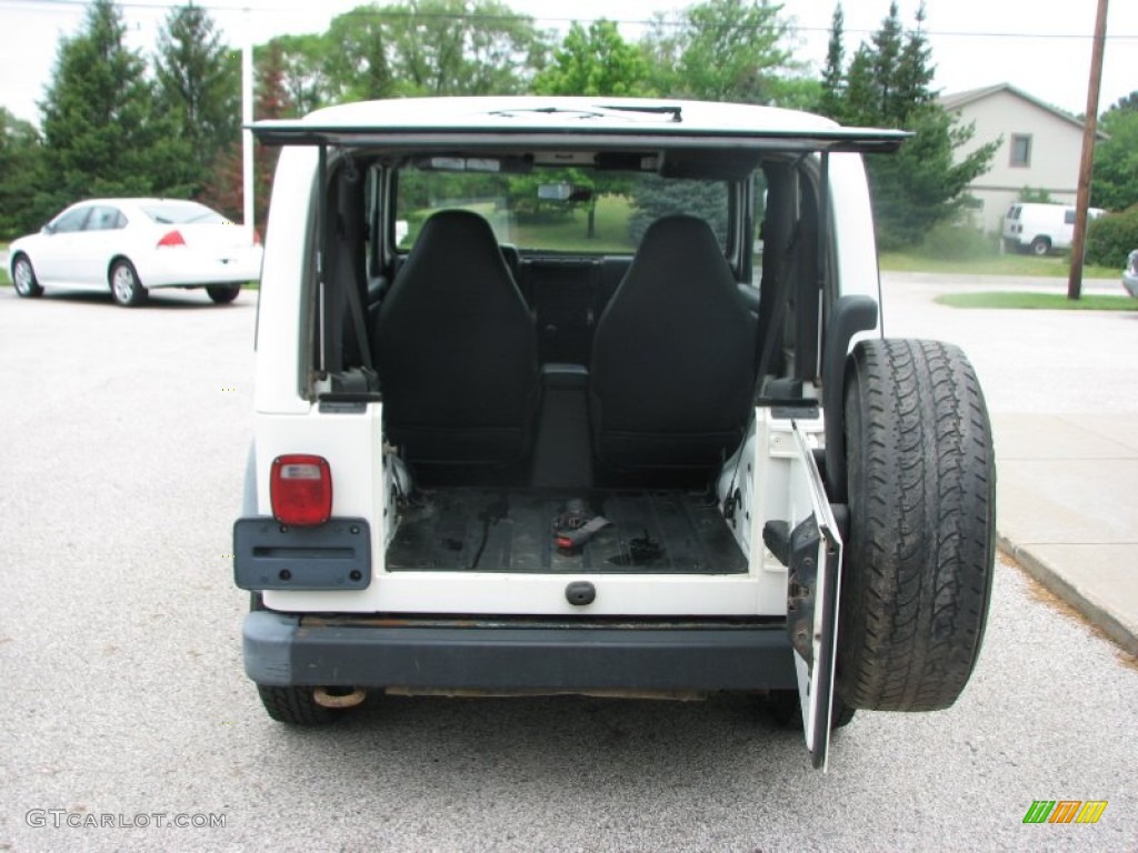 2000 Wrangler Sport 4x4 - Stone White / Agate photo #12