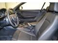 2011 BMW 1 Series Black Interior Front Seat Photo