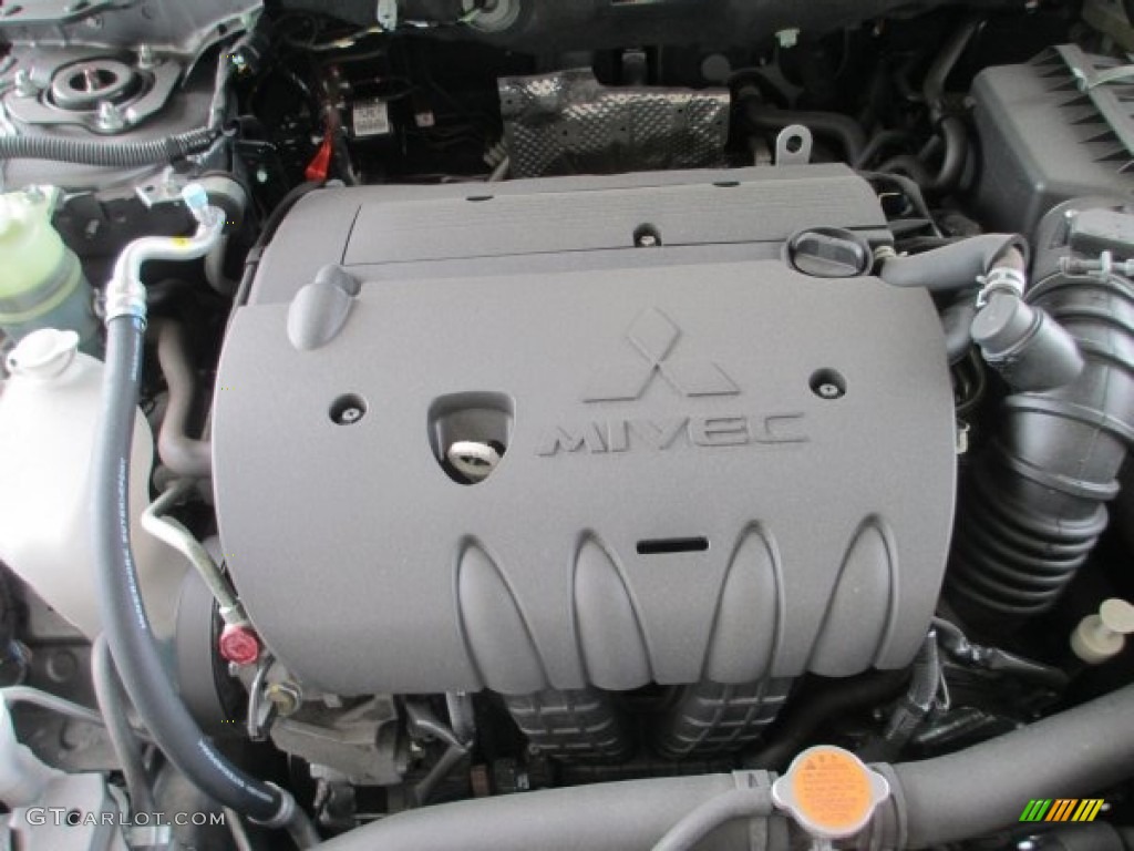 2013 Mitsubishi Lancer GT 2.4 Liter DOHC 16-Valve MIVEC 4 Cylinder Engine Photo #81556200
