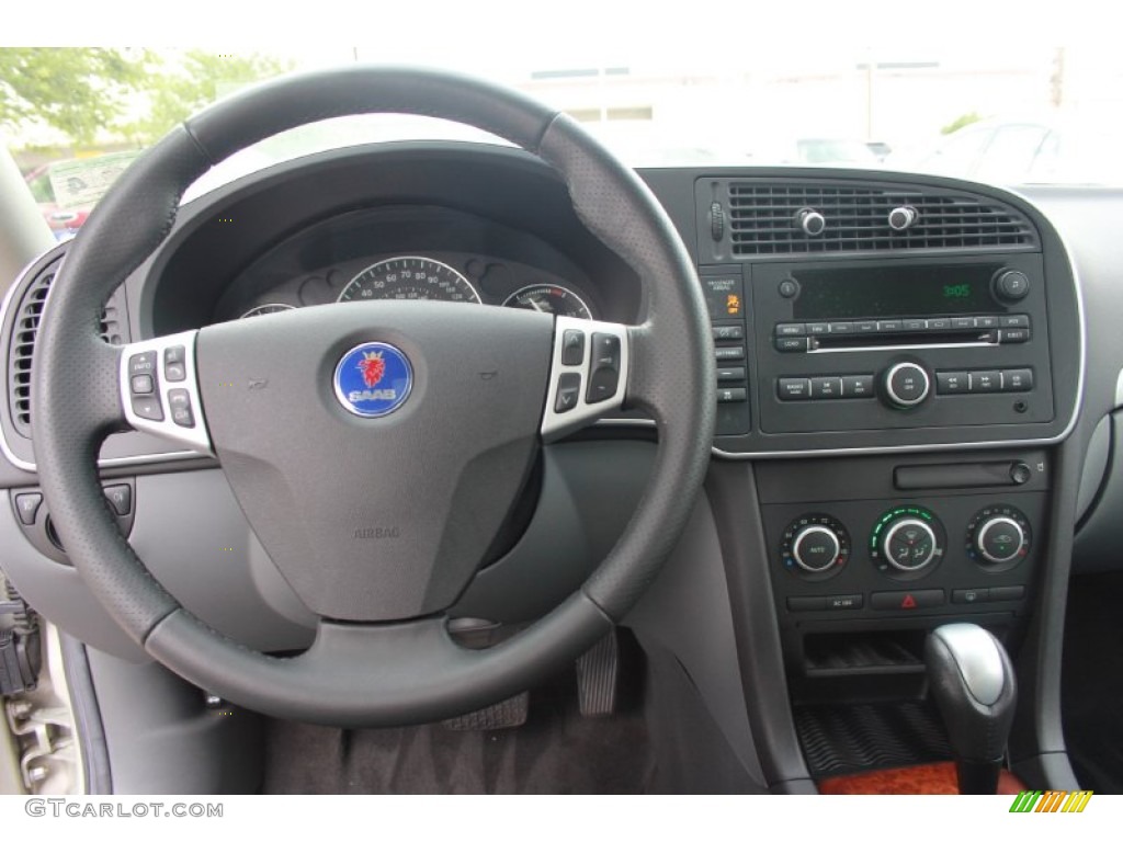 2007 Saab 9-3 2.0T Sport Sedan Gray Dashboard Photo #81556260