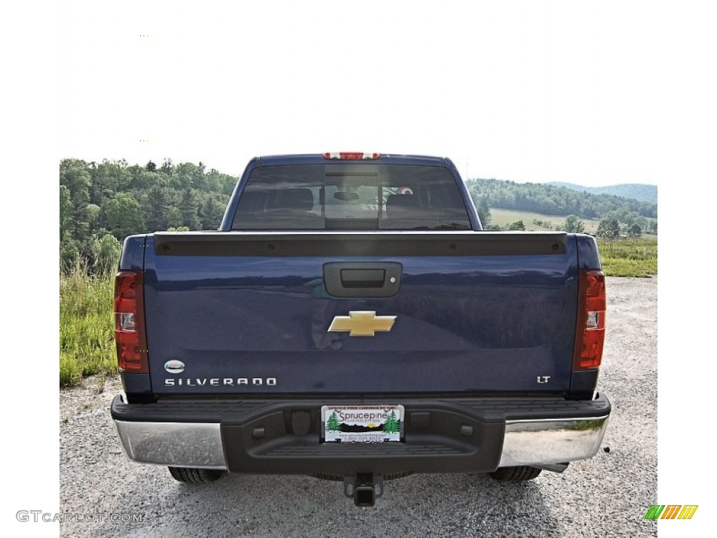 2013 Silverado 1500 LT Crew Cab 4x4 - Blue Topaz Metallic / Ebony photo #6