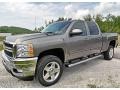 2013 Mocha Steel Metallic Chevrolet Silverado 2500HD LTZ Crew Cab 4x4  photo #1