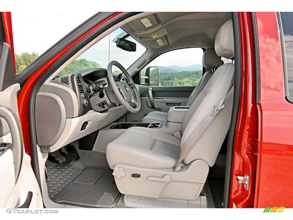 Light Titanium/Dark Titanium Interior 2013 Chevrolet Silverado 2500HD LT Crew Cab 4x4 Photo #81557394