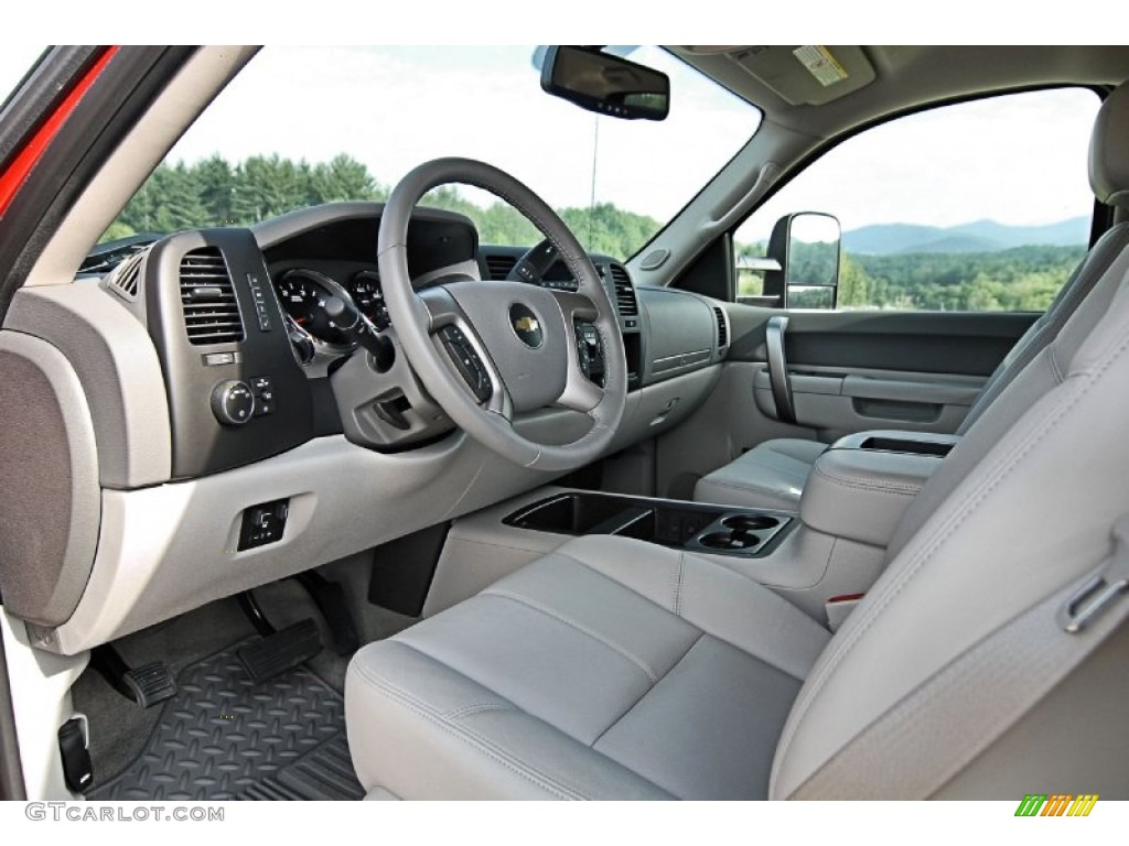 Light Titanium/Dark Titanium Interior 2013 Chevrolet Silverado 2500HD LT Crew Cab 4x4 Photo #81557412