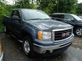 Stealth Gray Metallic 2009 GMC Sierra 1500 SLE Extended Cab 4x4