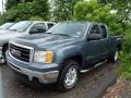 2009 Stealth Gray Metallic GMC Sierra 1500 SLE Extended Cab 4x4  photo #3