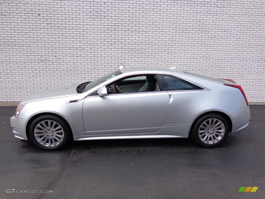 Radiant Silver Metallic 2013 Cadillac CTS Coupe Exterior Photo #81557799