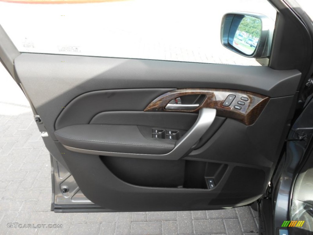 2013 Acura MDX SH-AWD Technology Ebony Door Panel Photo #81558312