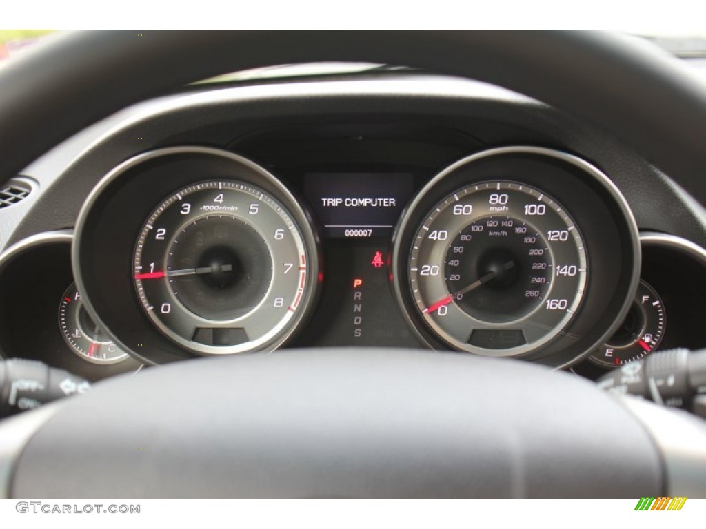 2013 Acura MDX SH-AWD Technology Gauges Photos