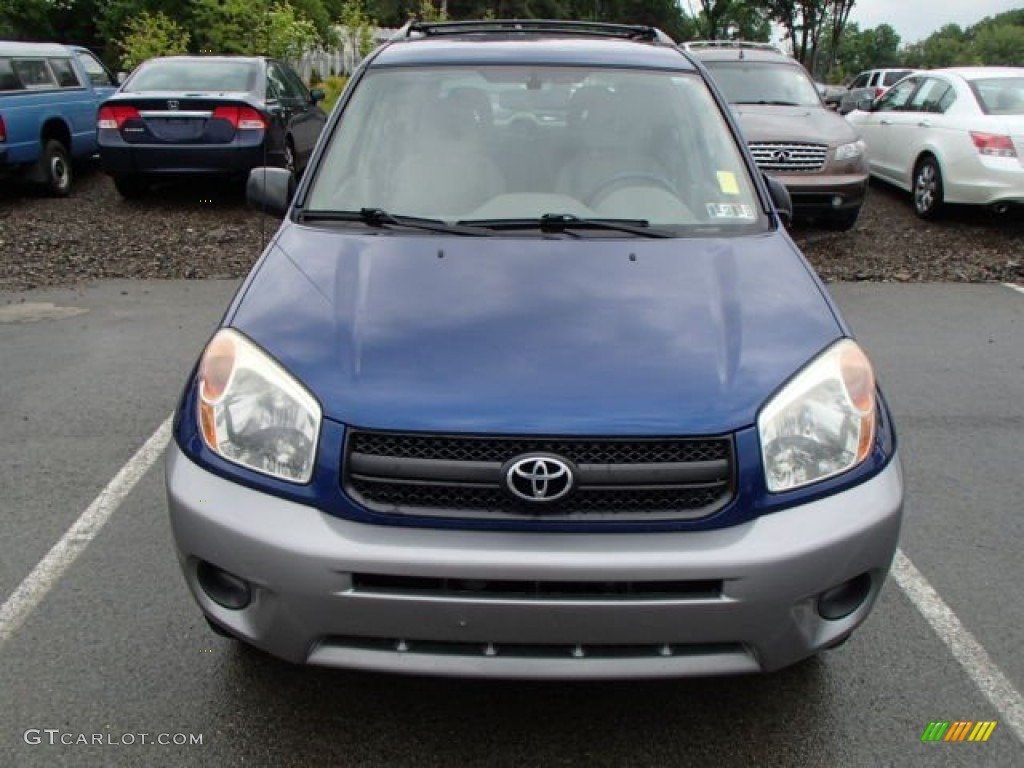 2005 RAV4 4WD - Spectra Blue Mica / Dark Charcoal photo #2