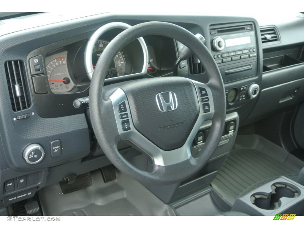 2007 Ridgeline RTS - Aberdeen Green Metallic / Gray photo #25