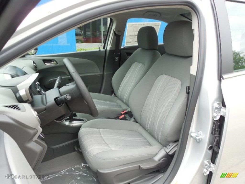Dark Pewter/Dark Titanium Interior 2013 Chevrolet Sonic LT Sedan Photo #81560146