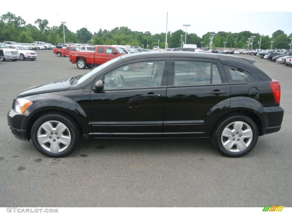 Black 2007 Dodge Caliber SXT Exterior Photo #81560182