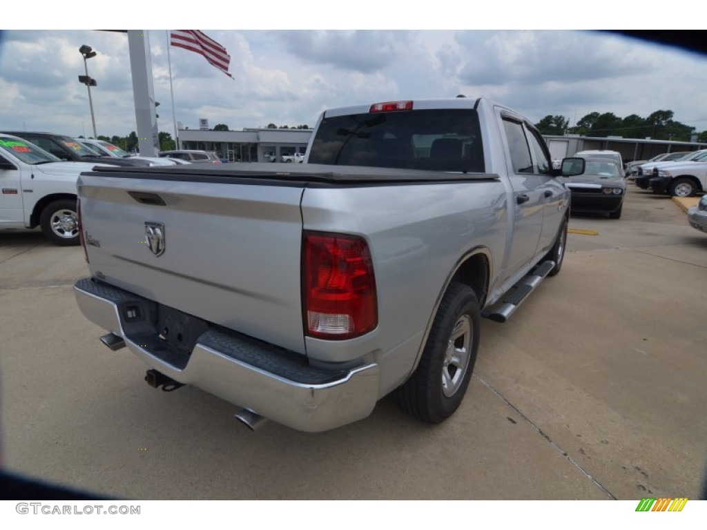 2010 Ram 1500 ST Crew Cab - Bright Silver Metallic / Dark Slate/Medium Graystone photo #6