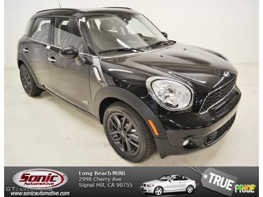 2013 Cooper S Countryman ALL4 AWD - Absolute Black / Carbon Black photo #1