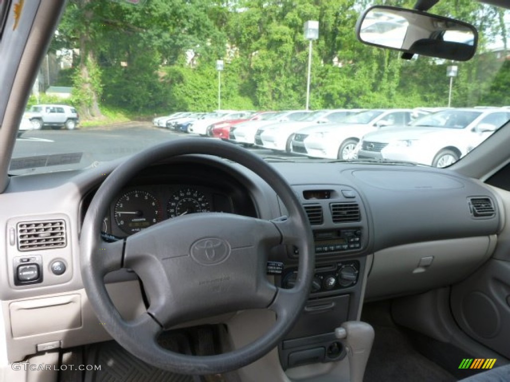 1998 Corolla LE - Ruby Red Pearl Metallic / Gray photo #6
