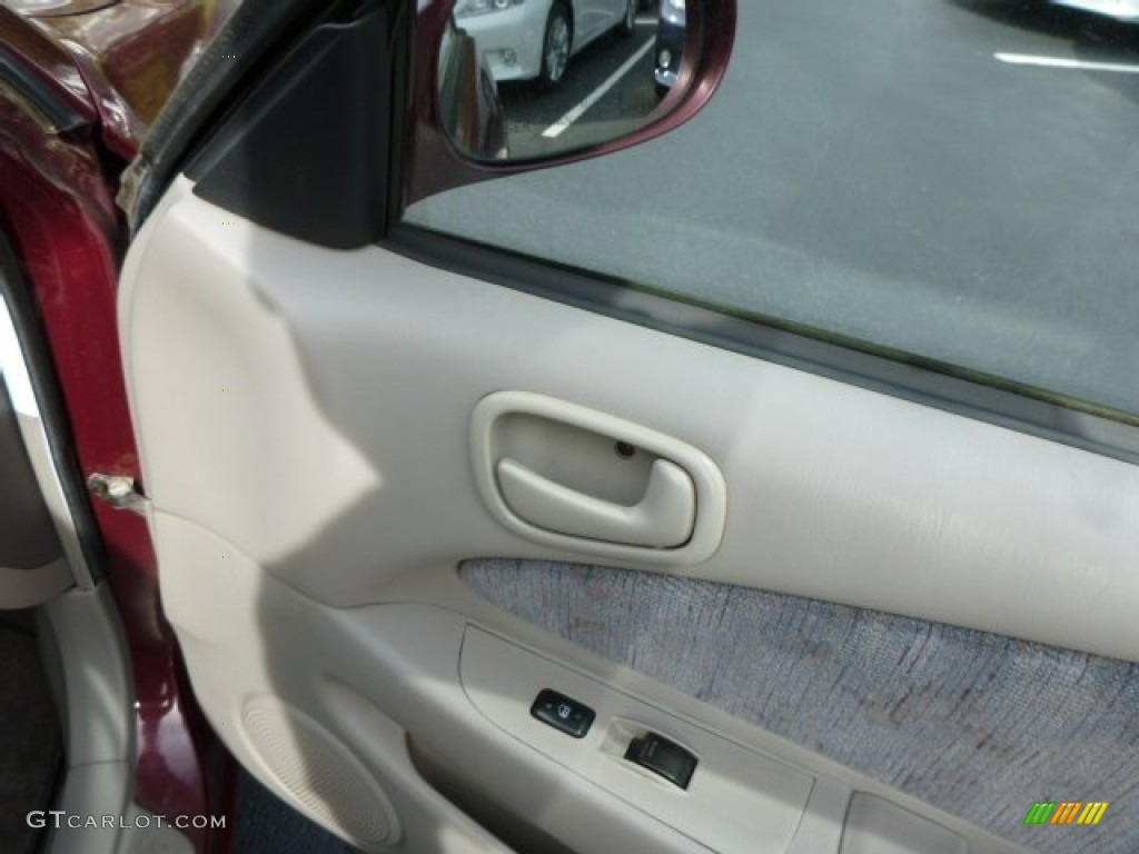 1998 Corolla LE - Ruby Red Pearl Metallic / Gray photo #12