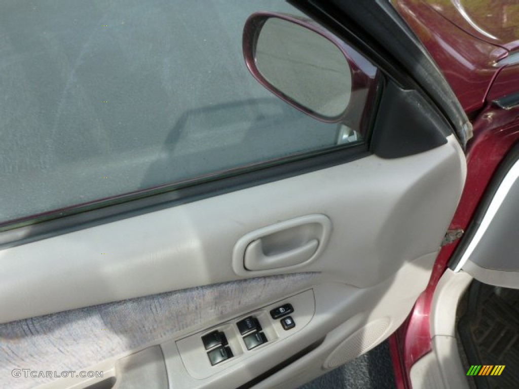 1998 Corolla LE - Ruby Red Pearl Metallic / Gray photo #17