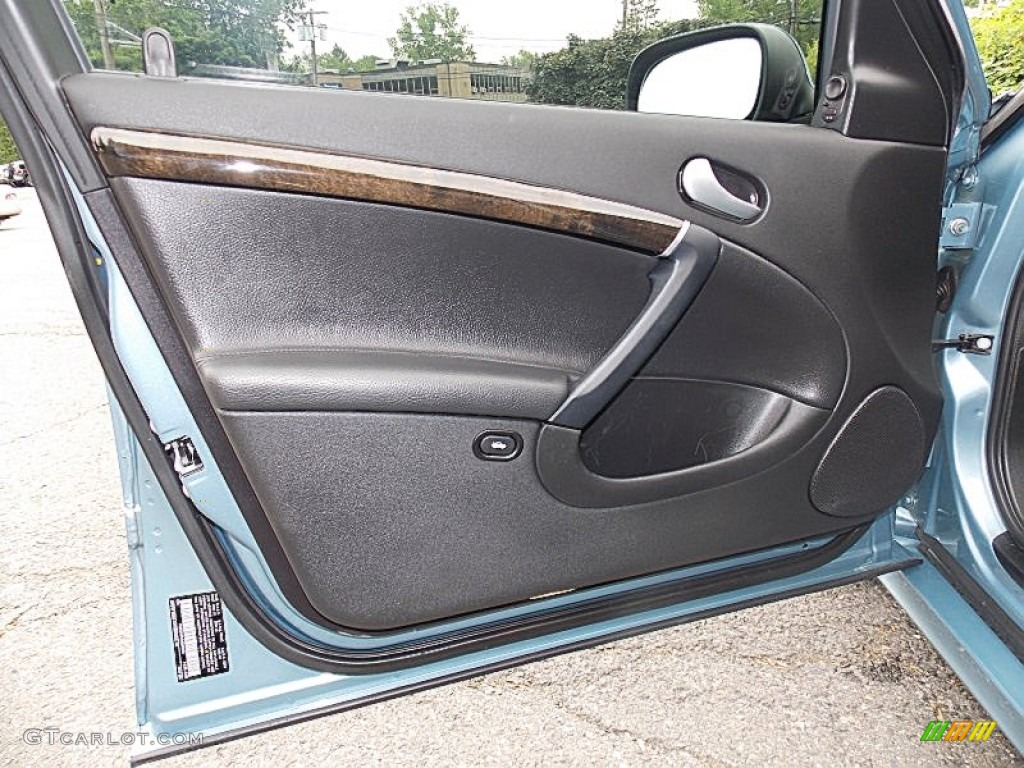 2008 Saab 9-5 Aero SportCombi Black Door Panel Photo #81562923
