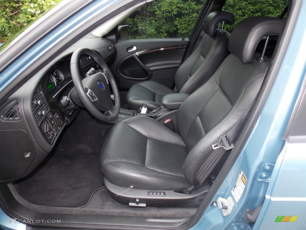 Black Interior 2008 Saab 9-5 Aero SportCombi Photo #81562986