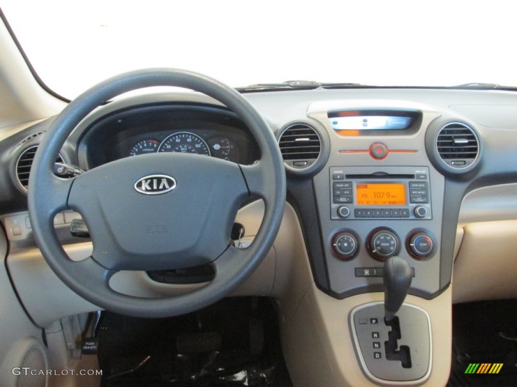 2009 Kia Rondo LX Beige Dashboard Photo #81563505