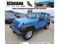 2010 Surf Blue Pearl Jeep Wrangler Unlimited Sport #81540218
