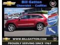 2013 Deep Cherry Red Crystal Pearl Jeep Grand Cherokee Overland 4x4  photo #1