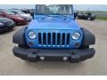 2010 Surf Blue Pearl Jeep Wrangler Unlimited Sport  photo #10