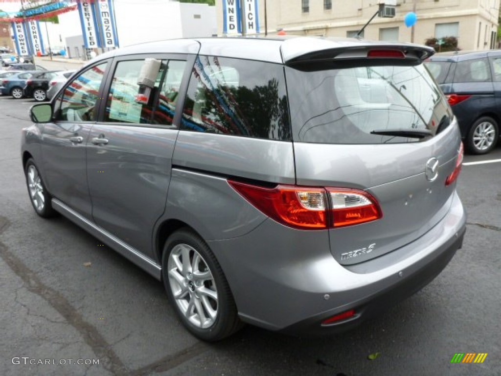 2013 MAZDA5 Touring - Liquid Silver Metallic / Black photo #3