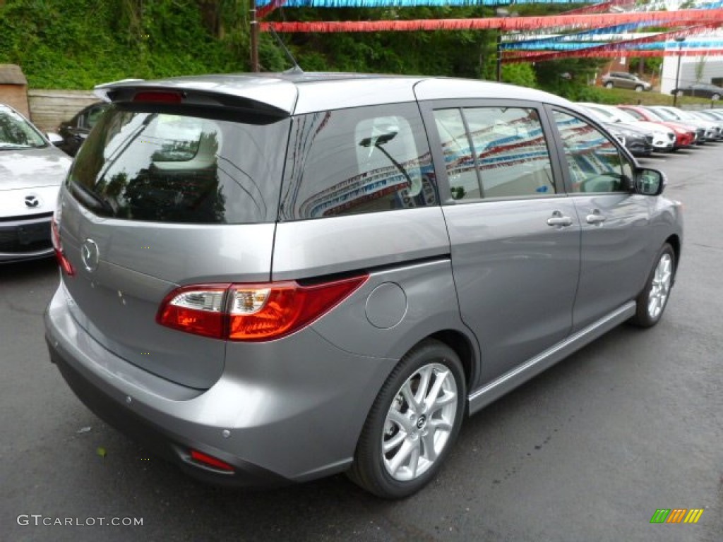 2013 MAZDA5 Touring - Liquid Silver Metallic / Black photo #5
