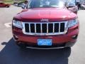 2013 Deep Cherry Red Crystal Pearl Jeep Grand Cherokee Overland 4x4  photo #12