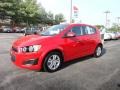 2012 Victory Red Chevrolet Sonic LS Hatch  photo #3
