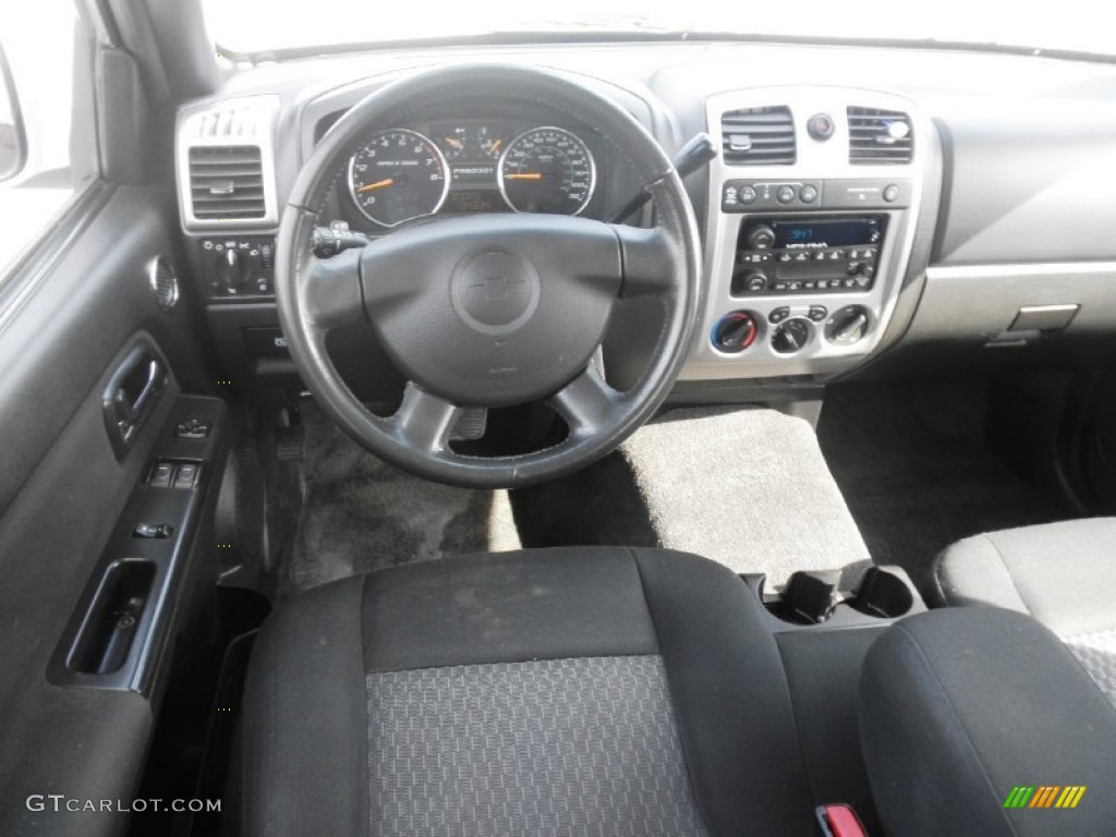 2009 Chevrolet Colorado LT Extended Cab 4x4 Ebony Dashboard Photo #81564963