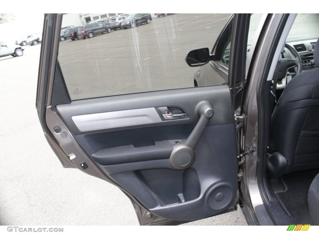 2011 Honda CR-V EX 4WD Black Door Panel Photo #81565255