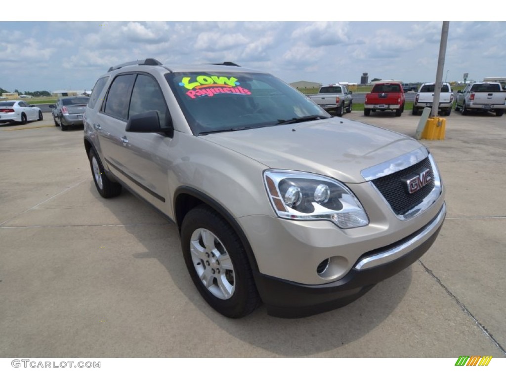 Gold Mist Metallic 2010 GMC Acadia SL Exterior Photo #81565334