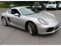 2014 Platinum Silver Metallic Porsche Cayman S  photo #3